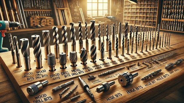 Essentiële boren voor een timmerman